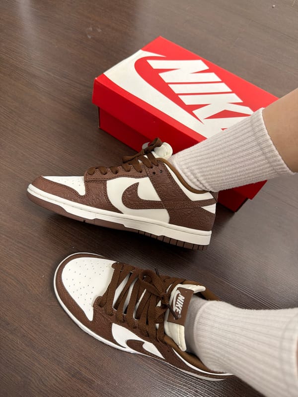 Floral Nike Dunk Low sneakers spotted in Yekaterinburg