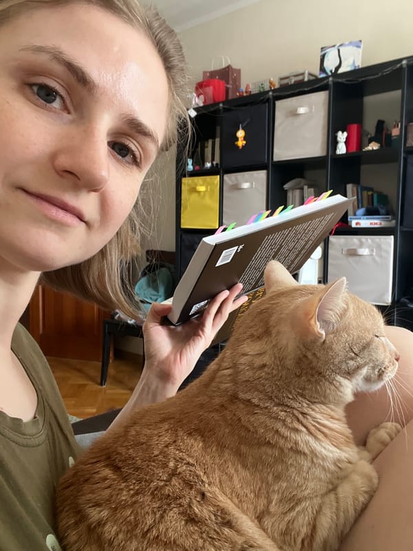 Sunday morning with cats and sketching in Novosibirsk