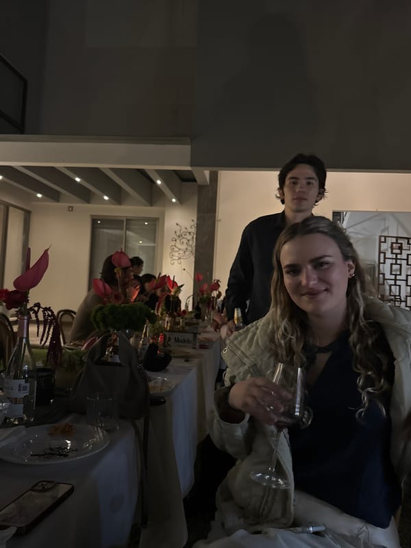 Evening restaurant gathering documented by witnesses in Puebla