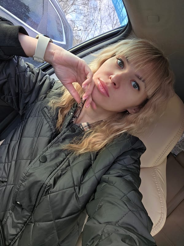 Early morning selfie and industrial scene documented in Chaikovsky