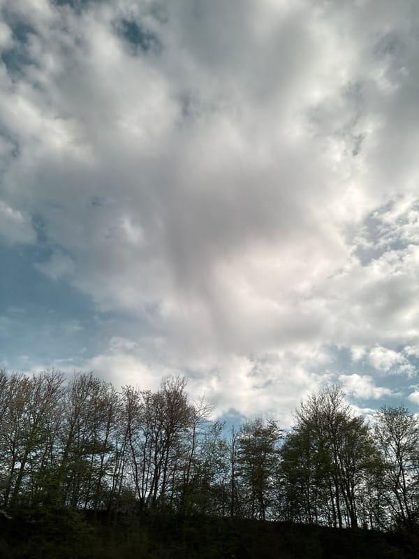 Cloudy sky observed from Mendig, Germany