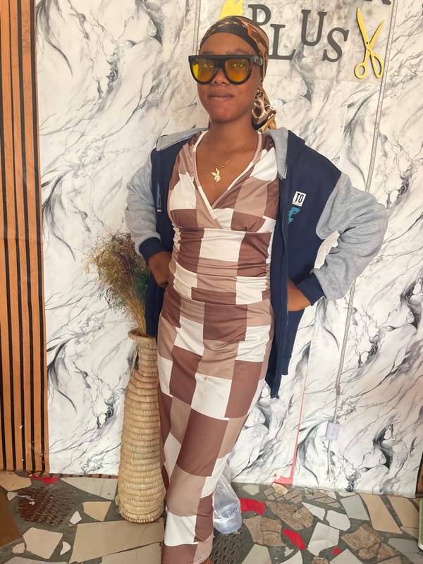 Fashion designer documents work day at Badagry tailoring shop