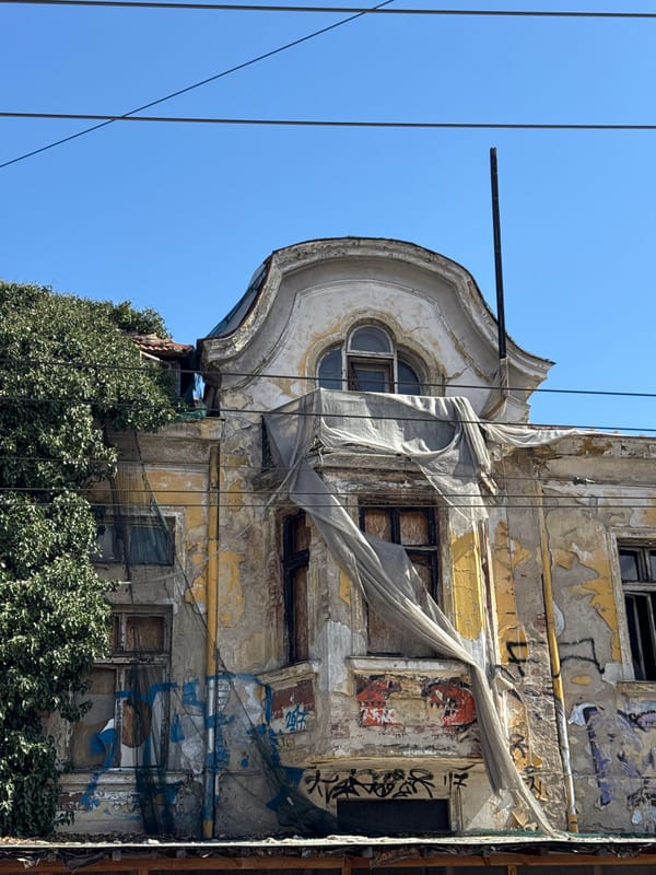 Contrasting old and new architecture witnessed in Sofia