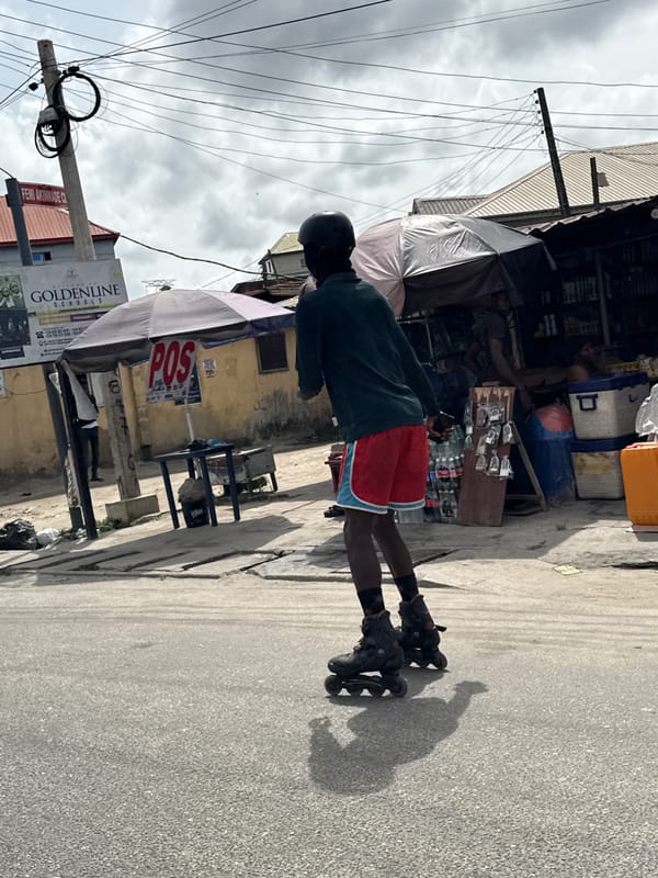 Morning street activity observed in Ado, Nigeria