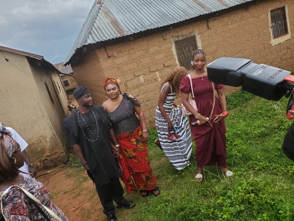 Traditional community celebration and proposal ceremony in Jos, Nigeria