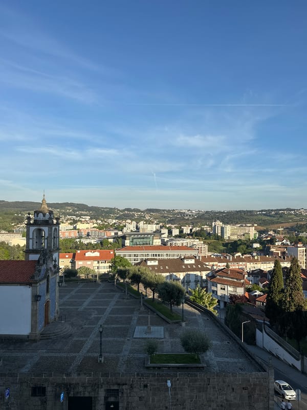 Spring afternoon views captured across Vila Real, Portugal