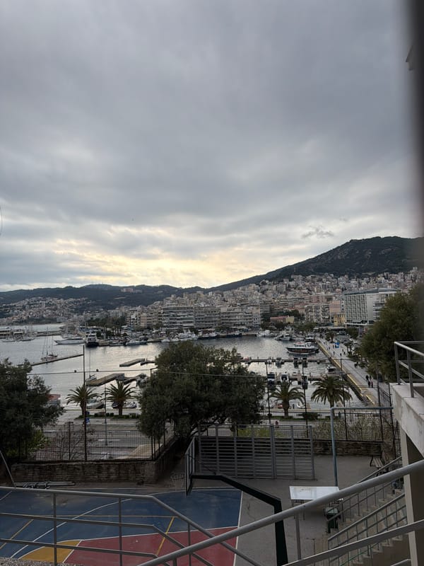 Spring day scenes documented across historic Kavala, Greece