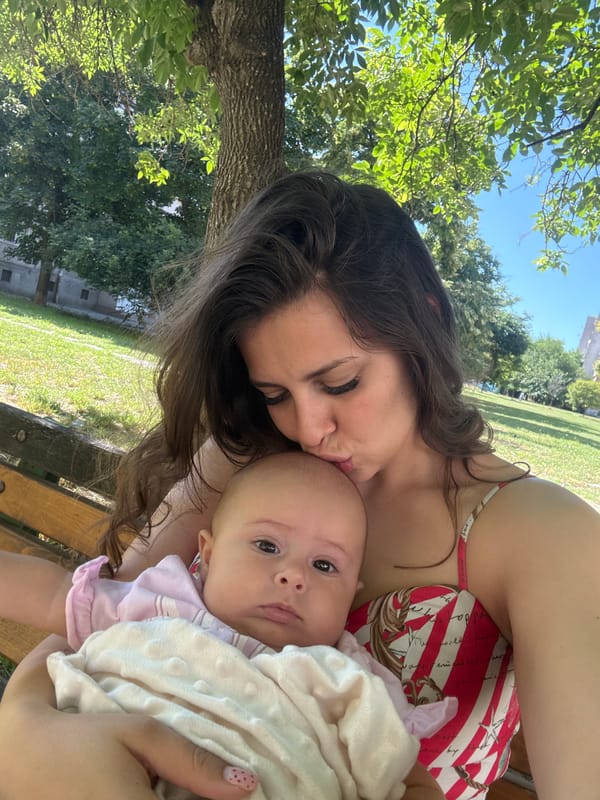 Morning park moments with baby in Plovdiv