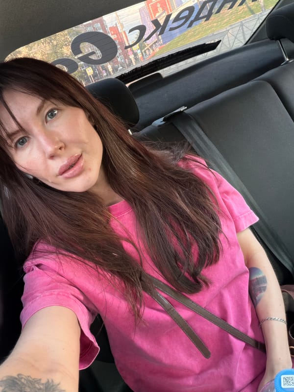 Woman observed as vehicle passenger in Perm, Russia