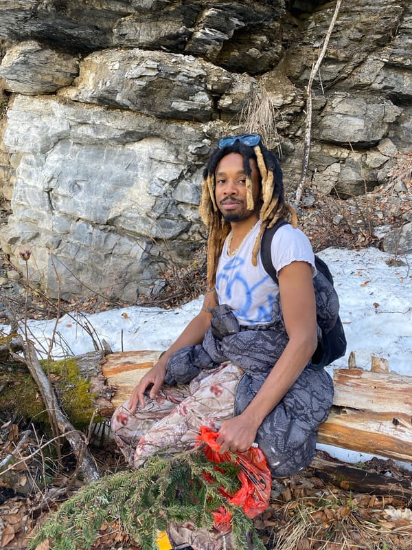Hiker spotted during spring mountain trek in French Alps