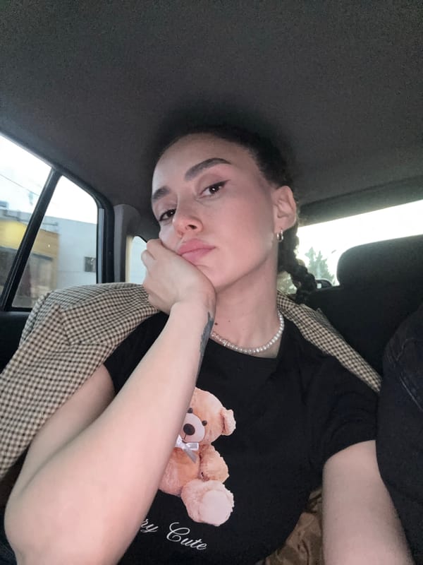 Young woman spotted in vehicle in Tbilisi, Georgia