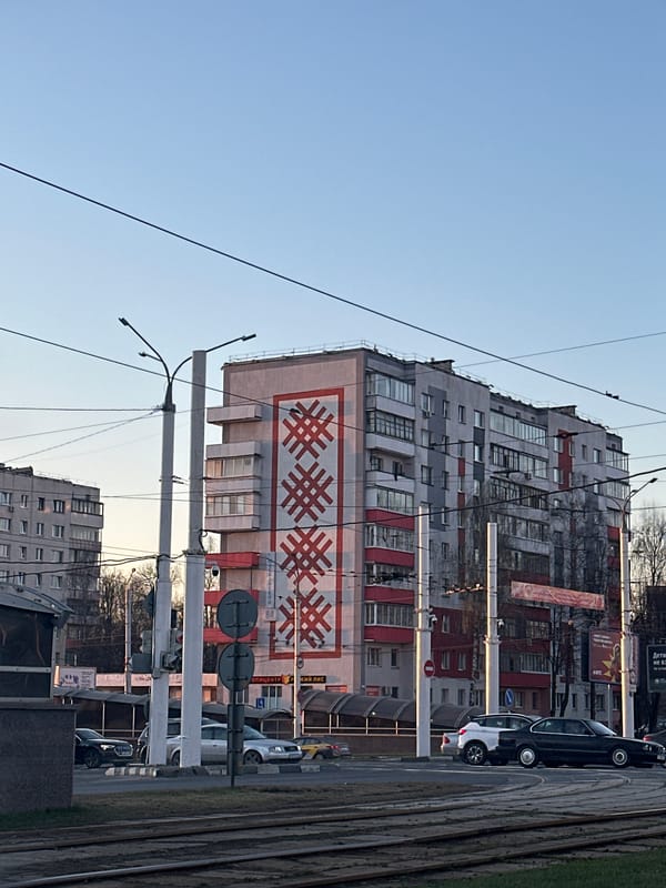 Urban street scenes documented across Vitsebsk, Belarus