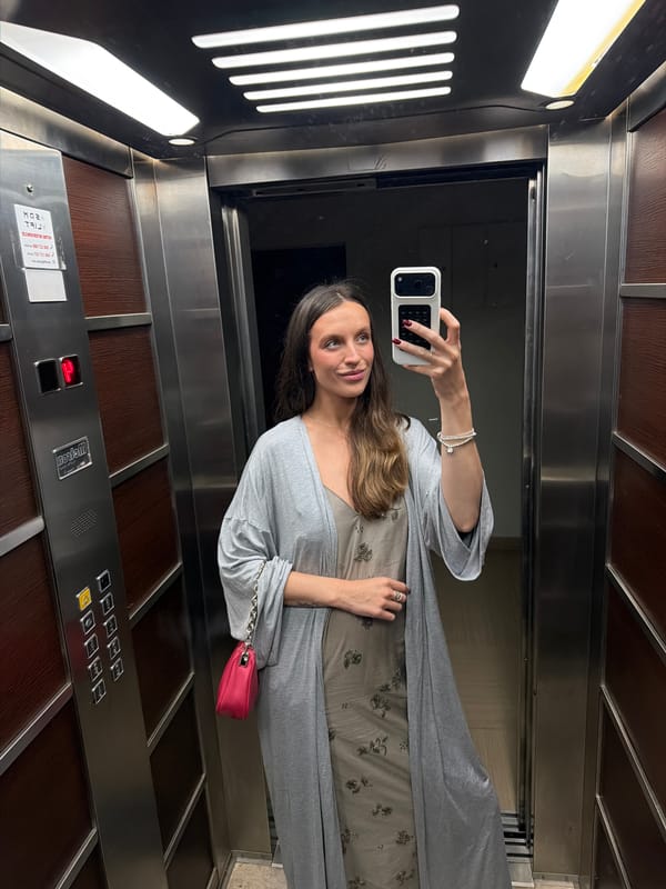 Personal items and selfies documented in Budva evening