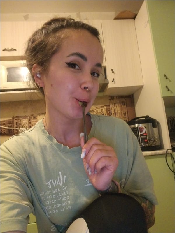 Domestic moments captured in Noviy featuring woman, child, cake