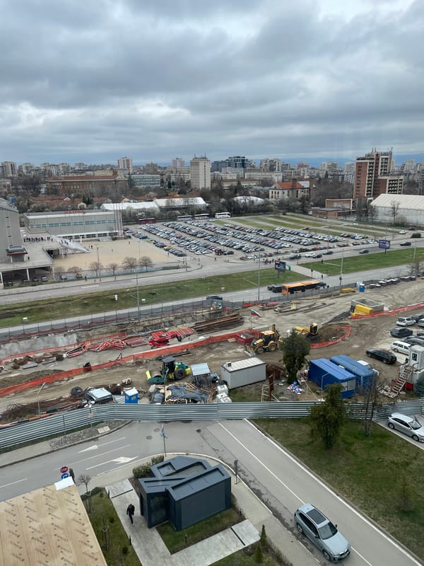 Mixed urban scenes and digital content captured in Sofia