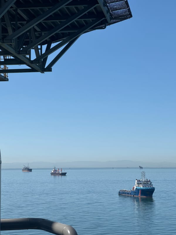 Offshore industrial platform documented in Italian waters