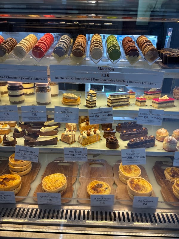 Early morning scenes captured across Denpasar bakeries and streets