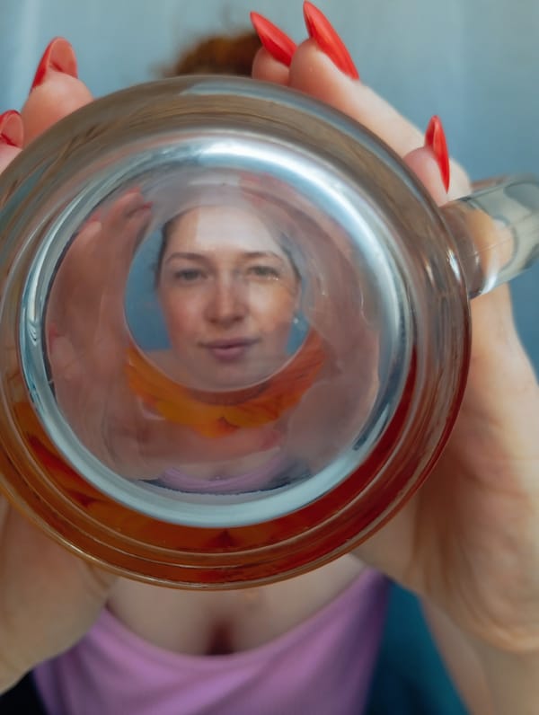 Woman poses for artistic portraits in early morning Russia