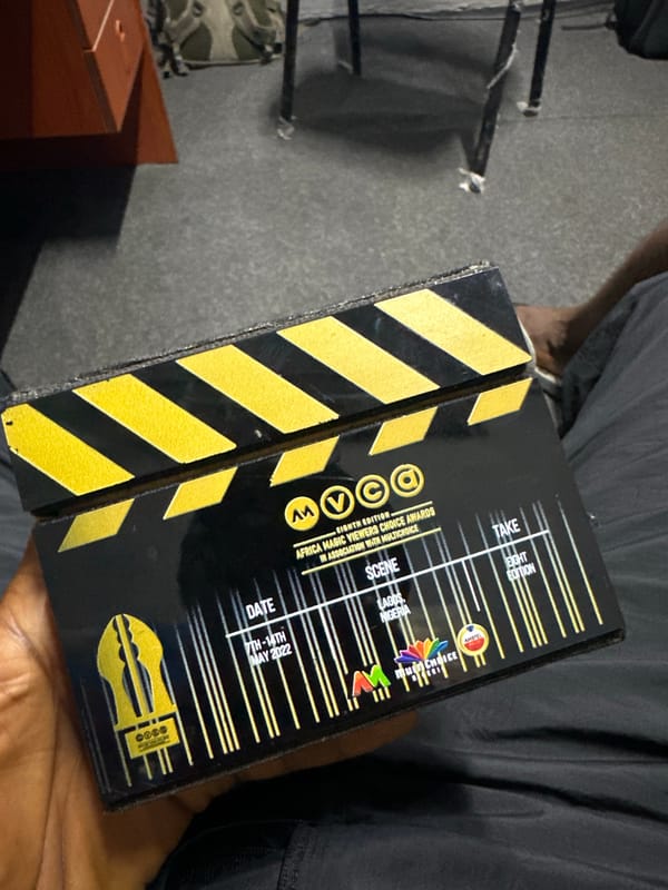 Film crew documents Africa Magic Awards production in Lagos