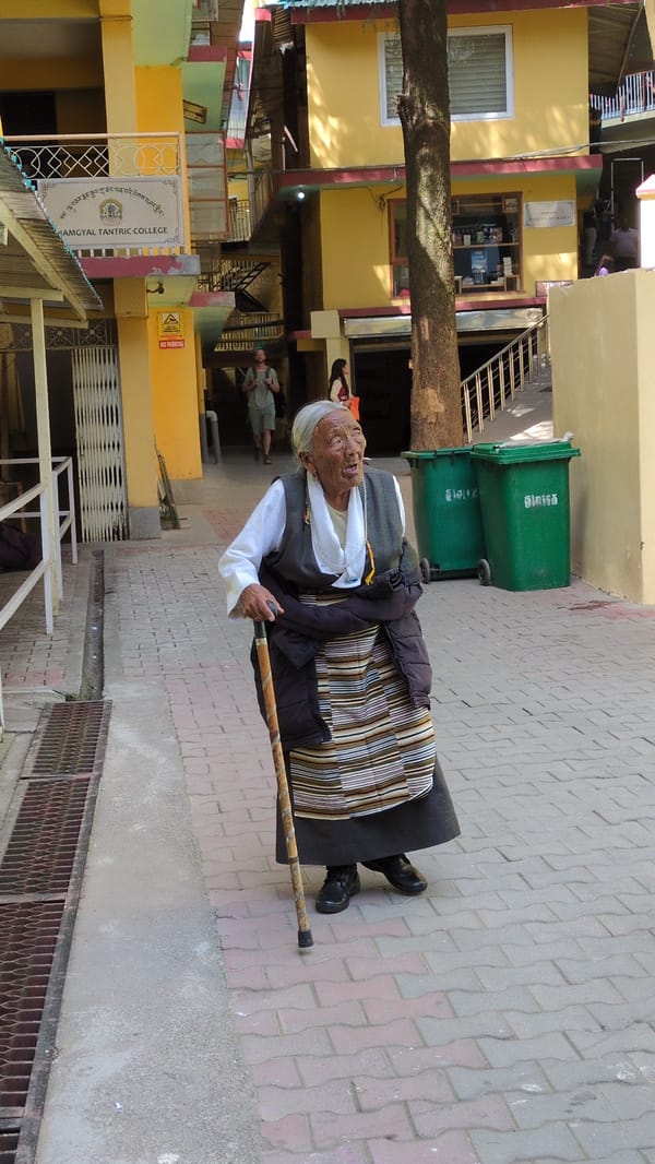 Early morning scenes documented in Dharamshala, India