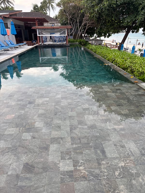 Beach resort life documented in Baan Chaweng Thailand
