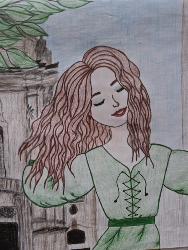Lviv artist's sketchbook: portraits, cats, and colored pencil illustrations
