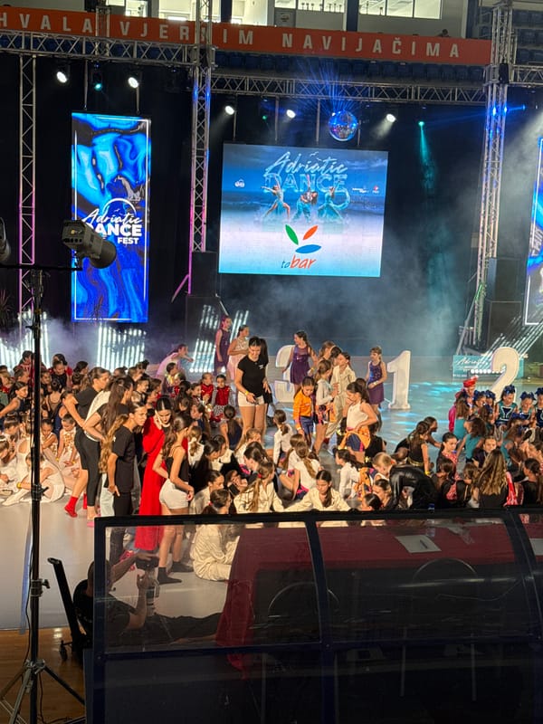 Dance competition fills Topolica Sports Hall in Bar, Montenegro