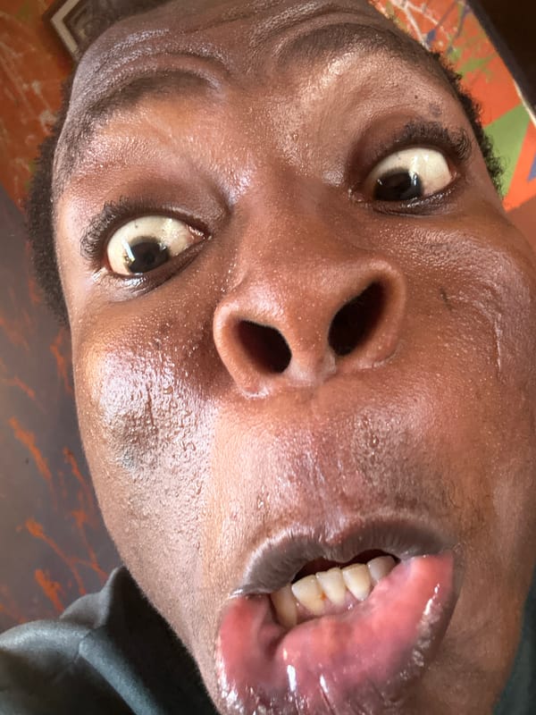 Close-up portrait captured of unidentified person at undisclosed location