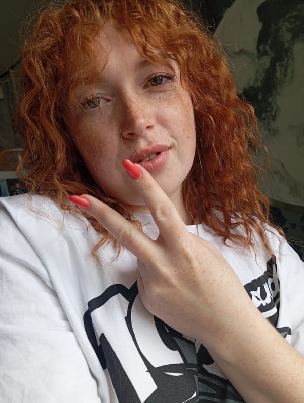 Woman takes selfies in Yurgamysh, Russia