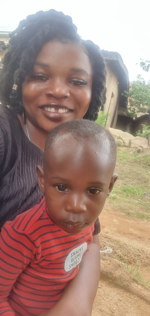 Everyday life along a semi-urban Nigerian neighborhood road