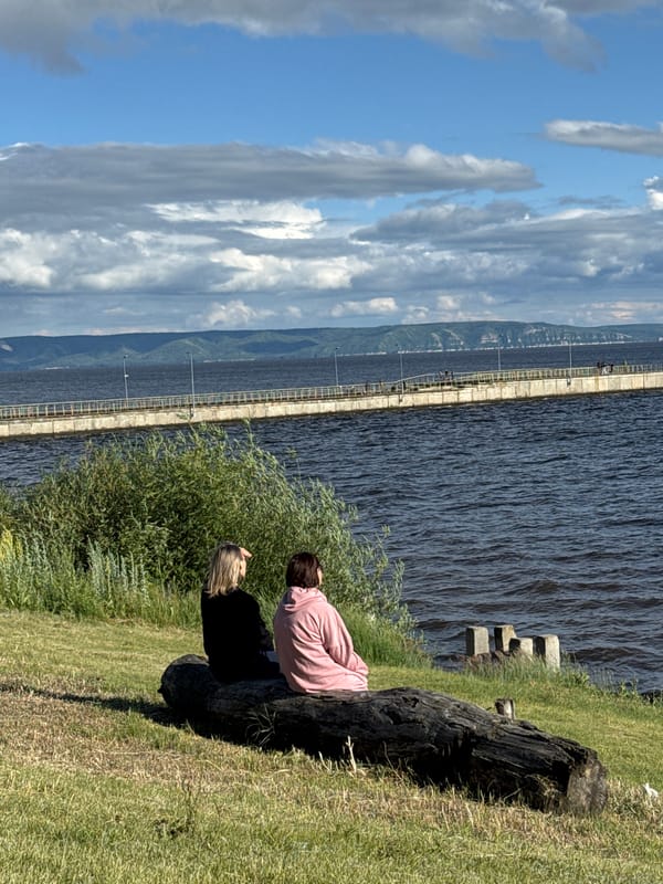 Afternoon on the Volga shore, Tolyatti area