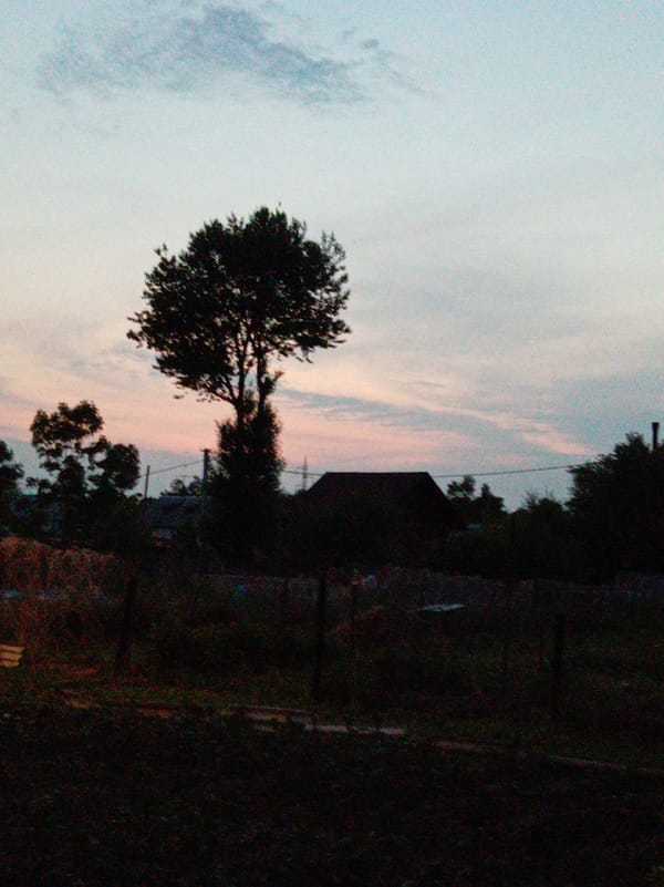 Dawn sky photographed over Artyom Russia June 3rd