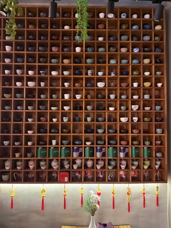 Chinese lanterns spotted across Canggu-Dalung establishments, Indonesia