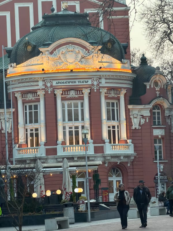 Witness documents historic theatre, modern Starbucks facades in Varna