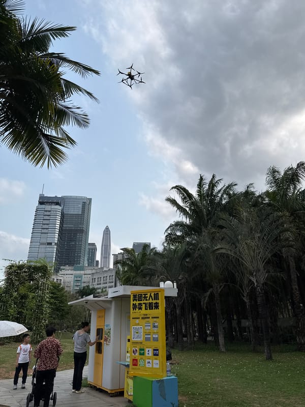 Morning scenes documented across Futian District under overcast skies