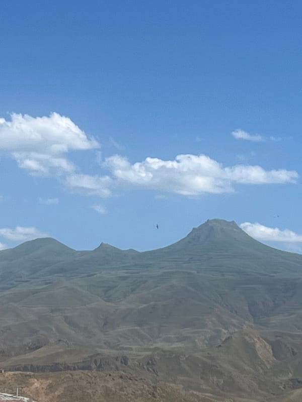 Street scenes and landscapes from a small Armenian town