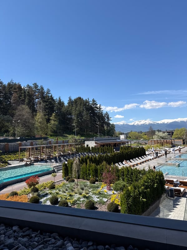 Clear skies observed over Bania resort area in Bulgaria