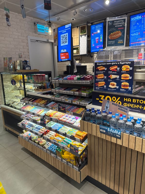 Food establishments captured by witnesses in Saint Petersburg