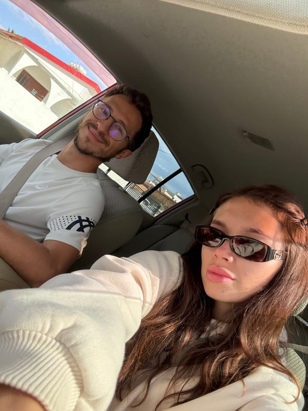 Two passengers spotted in car in Larnaca, Cyprus