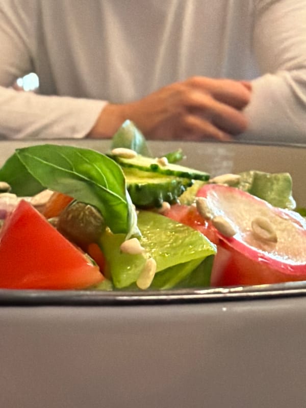 Casual dining captured at Kazan restaurant during afternoon meal