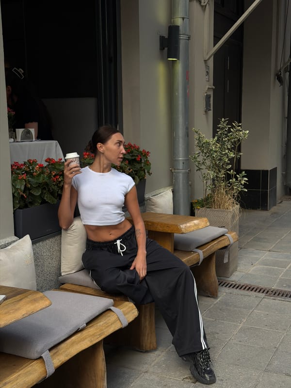 Morning scene at AVA Cafe and surrounding Moscow streets