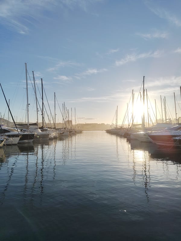 Marina and waterfront scenes captured in Dénia, Spain