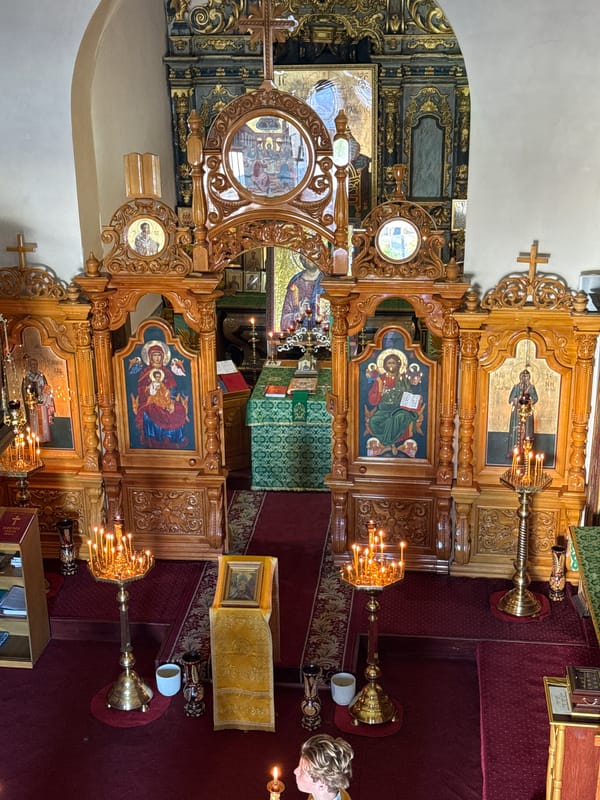 Orthodox church ceremony in Faro, Portugal