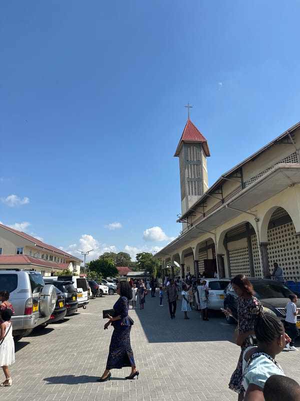 Sunday morning at Bethany Church, Dar es Salaam