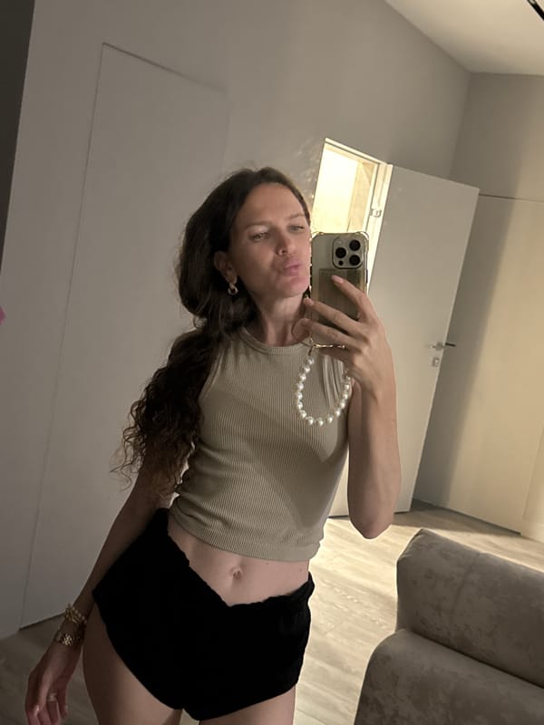 Evening at home in Khimki: selfie and a potato dinner