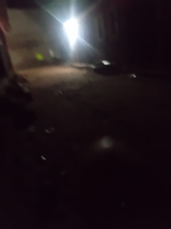 Nighttime street scenes documented in Jauro Yinu, Nigeria