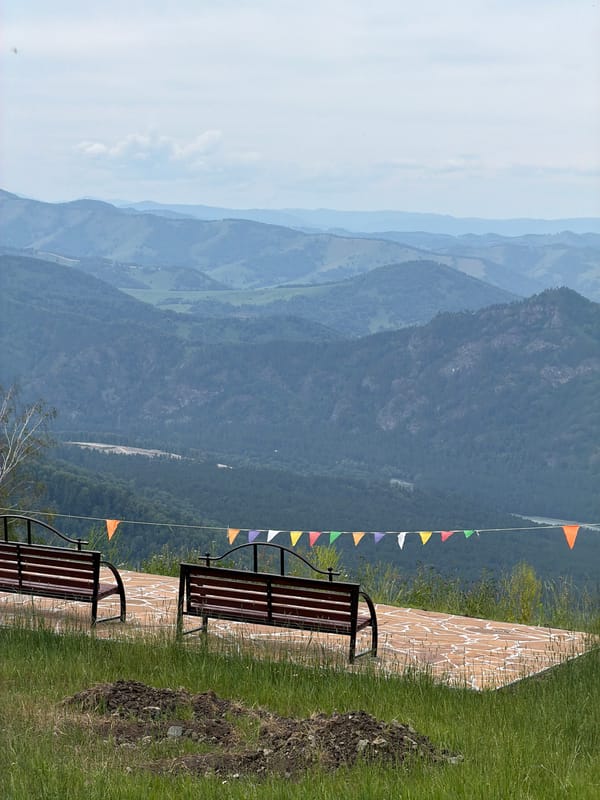 Cable cars, forest views, and a resort complex in Altai Russia