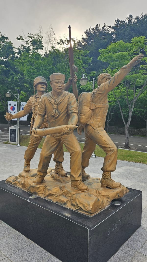Witness documents war memorials, peace monuments at Ulsan Grand Park