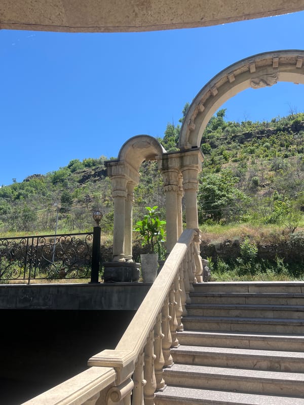 Ornate Yerevan Architecture Complex Extensively Documented by Unknown Witness