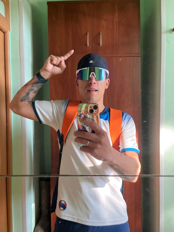 Man takes mirror selfies in multiple outfits in Chaikovsky